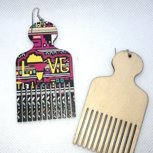 Jewelry - Unique Love Vibrant Pick Earrings Jewelry - Unique Love Vibrant Pick Earrings